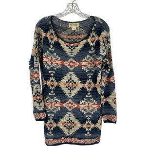 Denim & Supply Ralph Lauren women's sweater Southwestern-inspired Aztec pattern